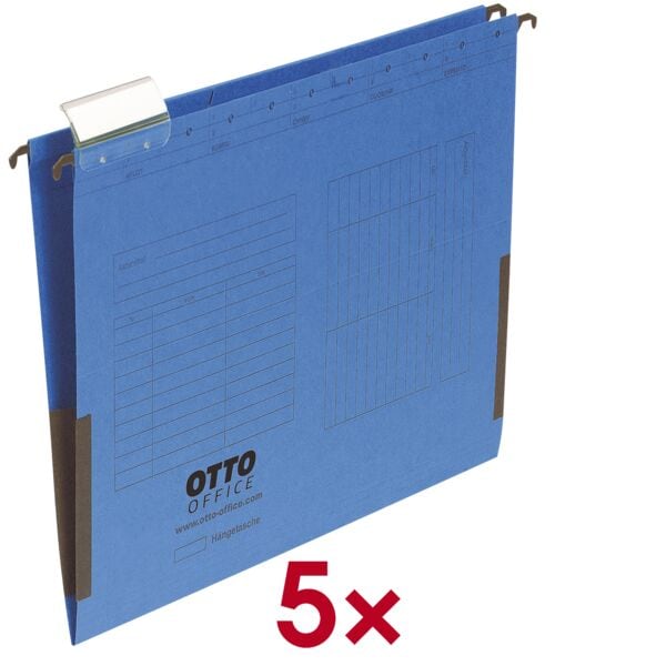 OTTO Office Budget 5er-Pack Hängetaschen blau, 31.8x24 cm Image