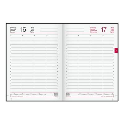 rido Buchkalender A4 »conform 2026«, 21.5x29.7x2.2 cm