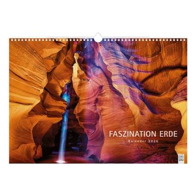 Brunnen Bildkalender »Faszination Erde 2026«, 44x31 cm