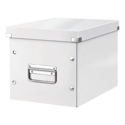 Aufbewahrungs- und Transportbox mittel »Click & Store Cube 6109« weiß, Leitz, 26x24x26 cm