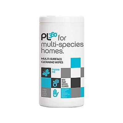 PL360 Fragrance Free Multi-Surface Cleaning Wipes, 75 count