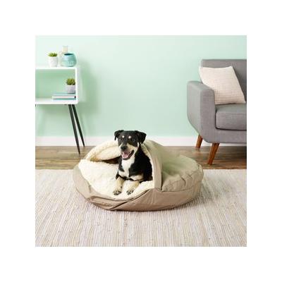 Snoozer Pet Products Orthopedic Cozy Cave Dog & Cat Bed, Khaki, Large