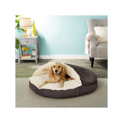 Snoozer Pet Products Luxury Microsuede Cozy Cave Dog & Cat Bed, Hot Fudge, X-Large