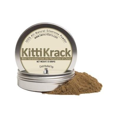 TwinCritters KittiKrack Organic Silvervine Powder, 15-g