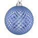 Vickerman 575598 - 4" Lilac Durian Glitter Ball Christmas Tree Ornament (6 pack) (N188534D)