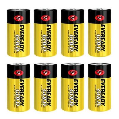 Eveready 03322 - D Cell Gold Alkaline Battery (8 p...