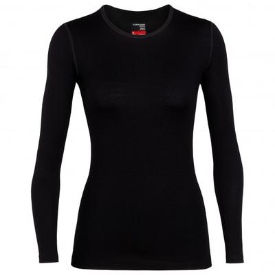 Icebreaker - Women's 260 Tech L/S Crewe - Merinounterwäsche Gr M schwarz