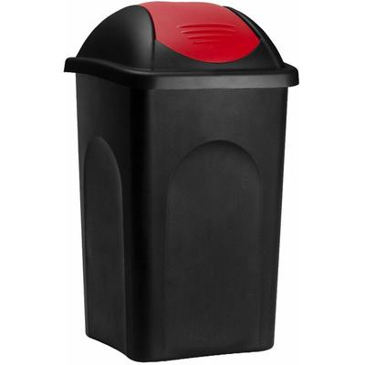 Deuba - Stefanplast® Mülleimer mit Schwingdeckel 60L Abfalleimer Geruchsarm Küche Bad Biomüll Image