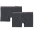 Palmers Men's Authentic Modal Pants Doppelpack Boxer Shorts, Grau (Anthrazit 905), XL (Pack of 2)