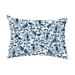 Winston Porter Marek Outdoor Rectangular Pillow Cover & Insert Polyester/Polyfill blend in Blue | 14 H x 20 W x 6 D in | Wayfair