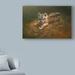 World Menagerie 'Tiger Cub' Acrylic Painting Print on Wrapped Canvas in White | 30 H x 47 W x 2 D in | Wayfair 8405D1399908474BAD8E563A5AD4E728