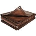 Bâche de jardin marron 140 g/m2 Marron 4 x 5 - Marron