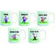 5 Golf Mug Awards Longest Drive, Winner,Runner Up, Nearest Pin, Wooden Spoon