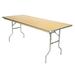 PRE Sales WFT Rectangular Folding Table Wood in Gray/White/Brown | 30 H x 96 W x 36 D in | Wayfair 3894