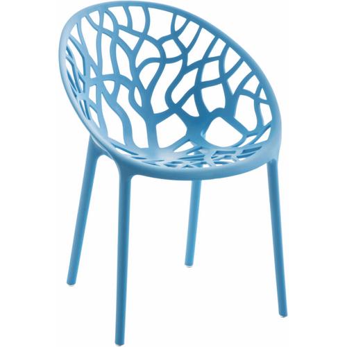 Stapelbarer Gartenstuhl Hope-blau