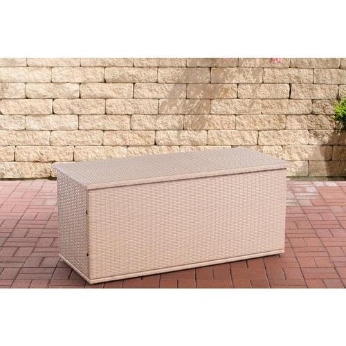 CLP - Polyrattan Auflagenbox Comfy sand 150 cm