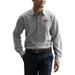 Men's Gray/White San Diego State Aztecs Vansport Sandhill Dress Shirt