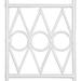 Rosdorf Park Michelle Open-Frame Headboard Wicker/Rattan in White | 60 H x 63 W x 1.5 D in | Wayfair EB5A1ADCBD12404C81F4B41CE89AC390