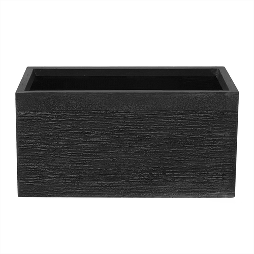 Blumentopf Schwarz Faser-Mischung 60 x 29 x 30 cm Rechteckig Modern