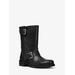 Michael Kors Jonas Leather Moto Boot Black 5.5