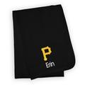 Infant Black Pittsburgh Pirates Personalized Blanket