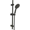 Ondee - Kit barre de douche à douchette sans mitigeur silky - H65cm - Finition noir mat - Noir