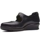 Clarks Hope Henley Womens Wide Fit Casual Shoes 6.5 UK Black