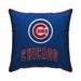 Blue Chicago Cubs 18" x Plush Team Logo Decorative Throw Pillow