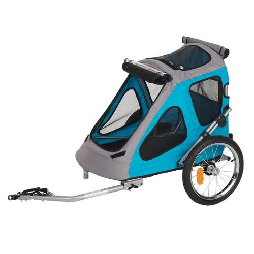 Smart Hunde Fahrradanhänger L 123 x B 71 x H 105 cm / bis 30 kg