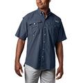 Columbia Men's Bahama II UPF 30 Short Sleeve PFG Fishing Shirt, Collegiate Navy, 4X Tall