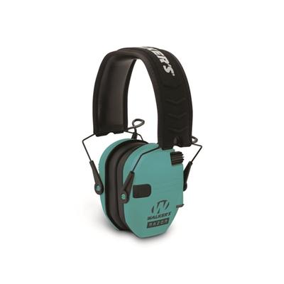 Walkers Razor Slim Shooter Folding Electronic Ear Muff 23 dB NRR Light Teal GWP-RSEM-LTL