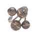 Ornate Ornaments,'Sterling Silver Scrollwork with Gold Accent Wrap Ring'