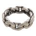 Family Links,'Sterling Silver Unisex Chain Motif Band Ring from Indonesia'