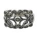 Victorian Lace,'Marcasite Band Ring in Sterling Silver from Thailand'