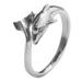 Sterling silver ring, 'Baby Dolphin'
