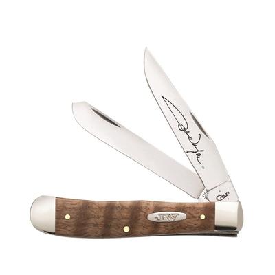 Case John Wayne Smooth Curly Oak Trapper Blade 7254 SS 10703