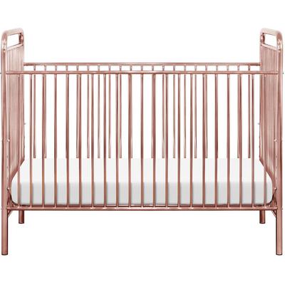 Babyletto Jubilee 3-in-1 Convertible Metal Crib - Pink Chrome