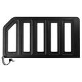 Shelf Separator / Divider with Snap on Clip (12-inch x 6-inch) - Black