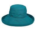 SCALA Women's Lc399 Sun Hat, Teal, One Size