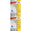 AVERY Zweckform Adressetiketten (A4, 600 Plus 120 Etiketten extra, 70 x 36 mm) + Etiketten (A4, 1000 Plus 200 Universal-Etiketten extra, 48,5 x 25,4 mm) 30 Blatt, weiß