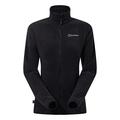 Berghaus Women's Prism Polartec Interactive Fleece Jacket, Added Warmth, Flattering Style, Durable, Black, 10