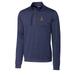 Men's Cutter & Buck Navy Northern Arizona Lumberjacks Stealth Vault Logo 1/2-Zip Jacket