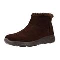 Skechers Women's On-the-go Joy - Bundle Up Ankle Boots, Brown Chocolate Suede Chocolate, 5 UK