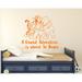 Decal House Classic Winnie the Pooh Nursery Bedroom Wall Decal Vinyl in Orange | 22 H x 24 W in | Wayfair NL113-Orange
