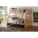 Harriet Bee Rosemarie Twin Over Full Bed Wood in Brown | 65.5 H x 56.5 W x 78 D in | Wayfair 197AE6833B104198AEA2556244FA30ED