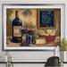 Fleur De Lis Living Les Vins - Picture Frame Print Metal in Brown | 24 H x 32 W x 1.5 D in | Wayfair 93E7B9F47401444AA01EB64493982857