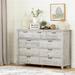 South Shore Lionel 9 Drawer Double Dresser Wood in Brown | 40.75 H x 60.25 W x 18.25 D in | Wayfair 11880