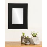 Ebern Designs Rubinstein Framed Rectangle Accent Mirror in Gray/Black | 37 H x 31 W x 1 D in | Wayfair 3490A7CE17444E47ADEC816403167D66