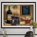 Fleur De Lis Living Les Vins - Picture Frame Print Metal in Brown | 30 H x 40 W x 1.5 D in | Wayfair 280B3365C0CA42D4BEB05733E2C8CB23