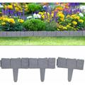 Set Bordure de jardin rebord de jardin - Aspect granit 10x = 2,5m pelouse 2,50m (de)